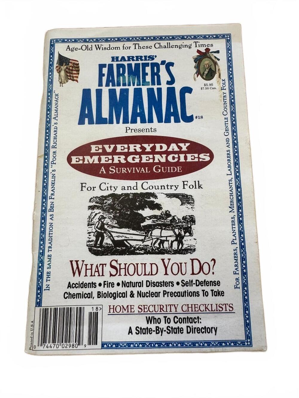 Harris' Farmer's Almanac Everyday Emergencies Survival Guide 2003